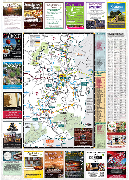 Stanthorpe District Map