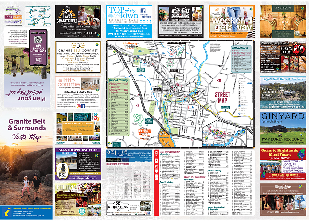 Stanthorpe Street Map